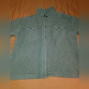 32 Degrees Heat, XL/XXL, Cozy Green Button Up
